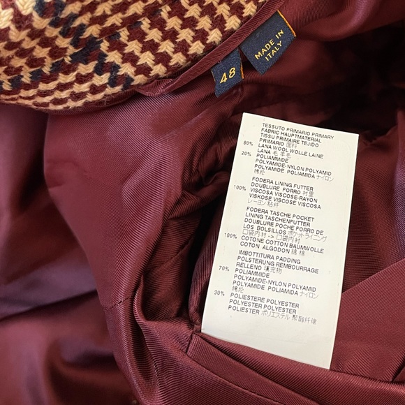 Vivienne Westwood MAN AW2016 COAT BEIGE HOUNDSTOOTH CLARKE CABAN W HERRINGBONE - Picture 16 of 17